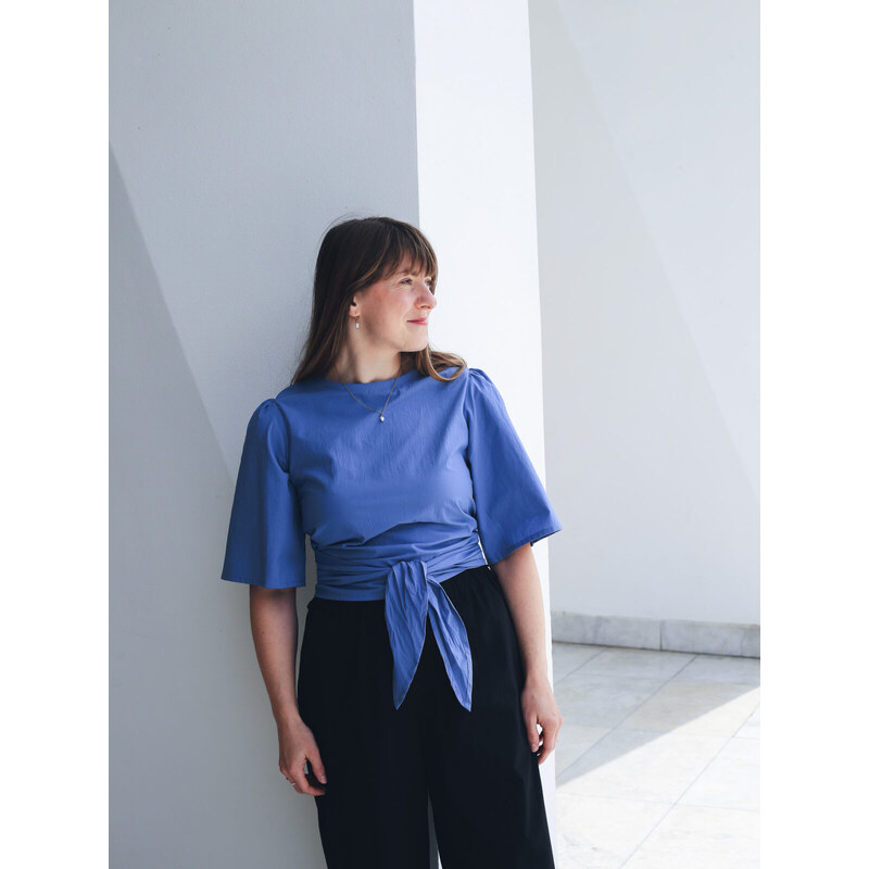 MINILE Halenka Wrap Poplin Royal Blue - S 114216632