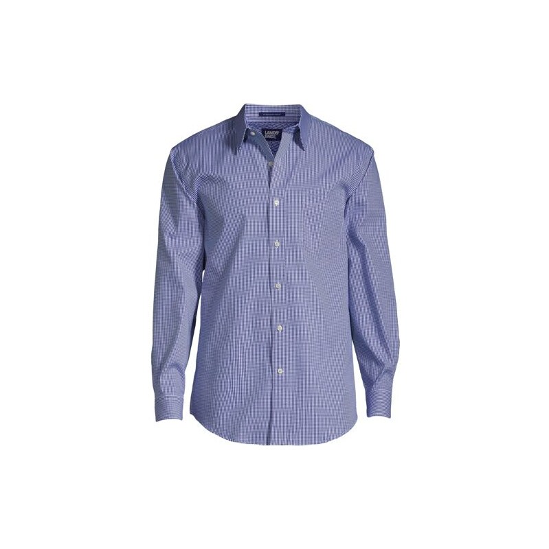 Non-iron Pinpoint Shirt, Traditional Fit, Men, size: 16/34,