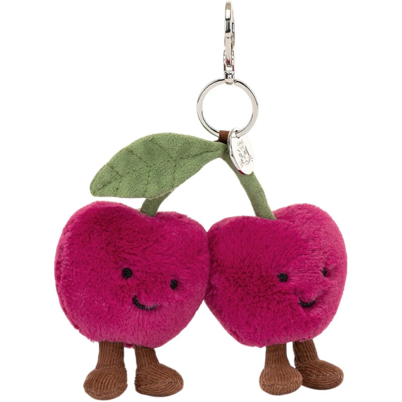 Jellycat Plush Bag Charm Amuseables Cherries 114605208