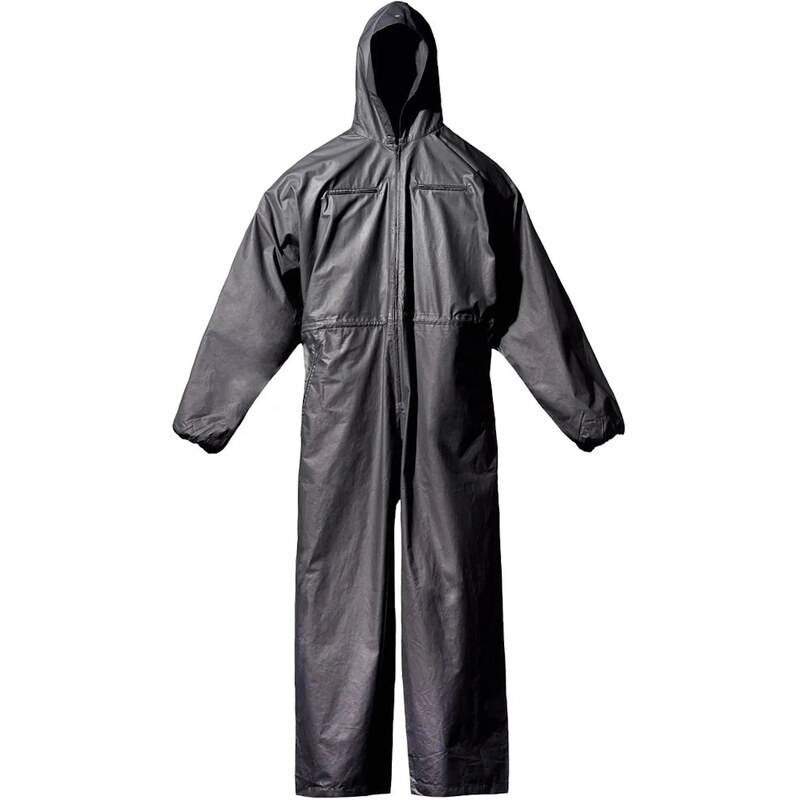 Yeezy Gap Coated Cotton Overalls Black 114474848