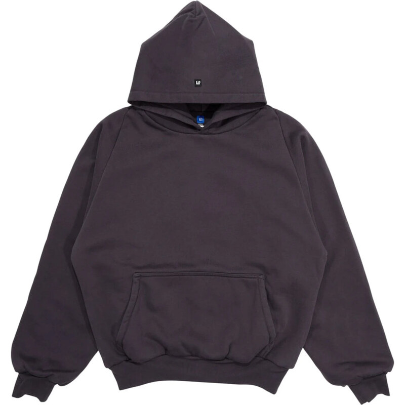Yeezy Gap Logo Shrunken Hoodie Dark Grey 114474850