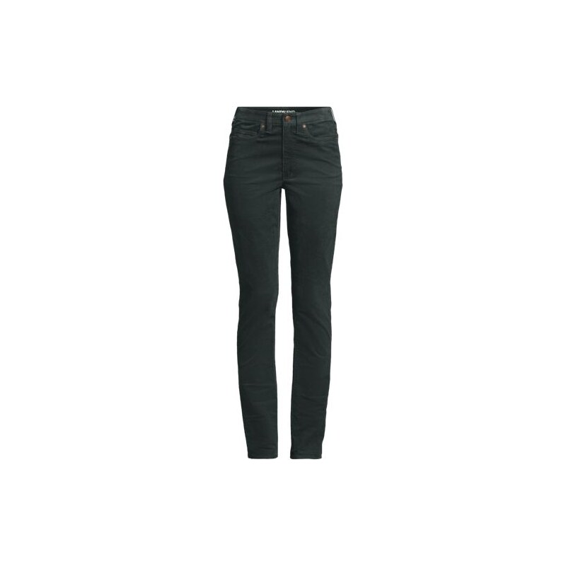Straight Leg Stretch Cord Jeans, Mid Rise, Women, size: 16 30,