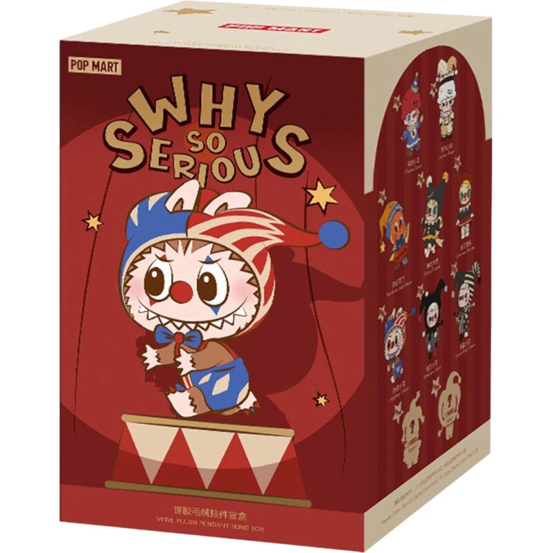 Pop Mart WHY SO SERIOUS Series Vinyl Plush Pendant Single Blind Box 114260468