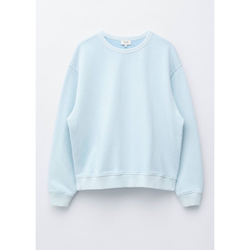 H&M - Oversize Mikina z Bavlněného Jersey - modrá 114298425
