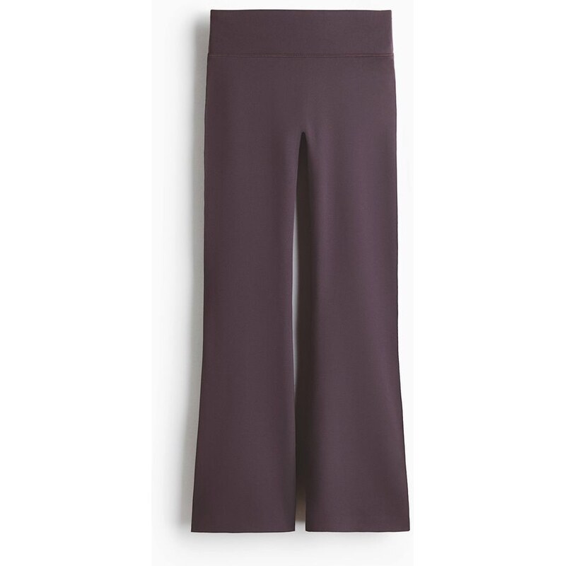 H&M - Sportovní legíny Flared SoftMove - Lilková