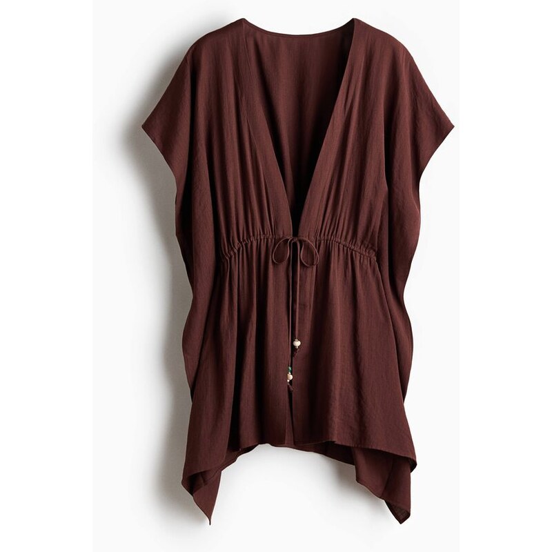 H&M - Plážové kaftanové šaty - hnědá 114445170