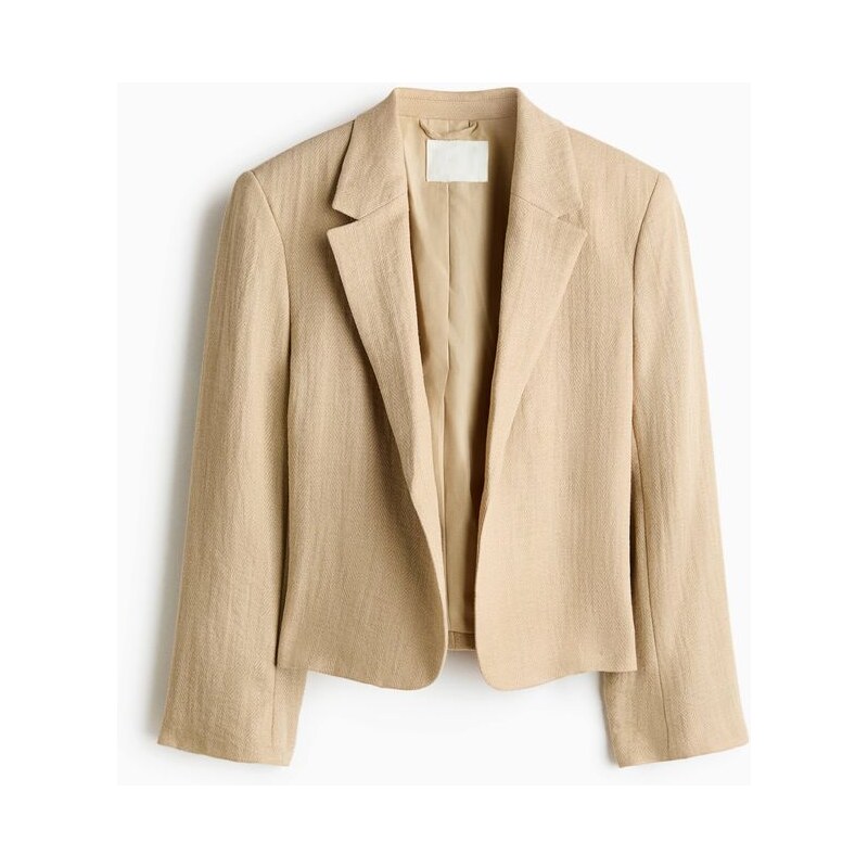H&M - Krátké sako - béžová 114445262