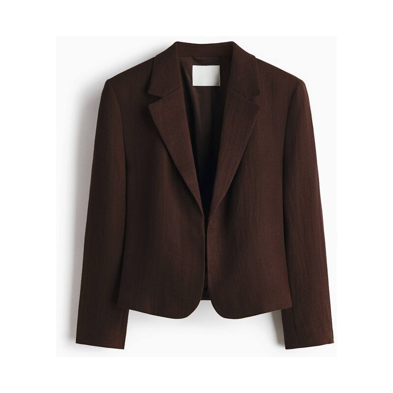 H&M - Krátké sako - hnědá 114445385