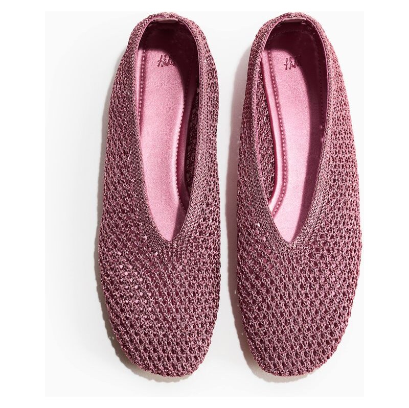 H&M - Splétané balerínky - růžová 114445574