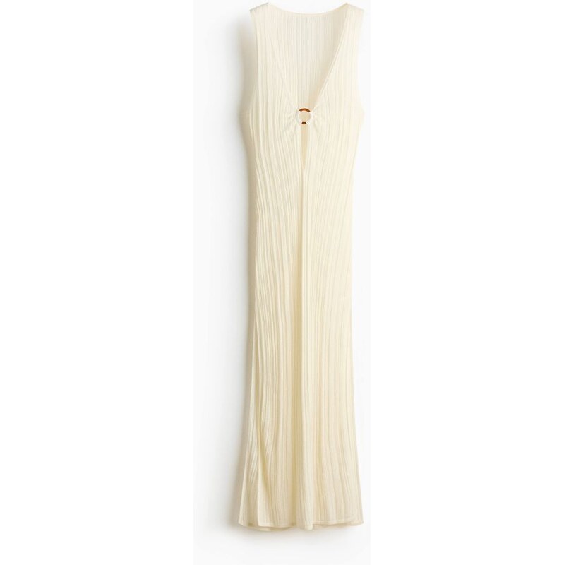 H&M - Plážové šaty z žebrovaného úpletu - bílá 114498068