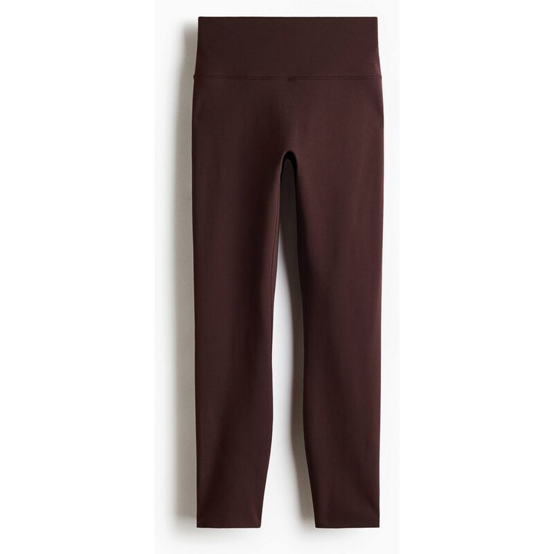 H&M - Sportovní legíny po kotníky SoftMove - hnědá 114498144