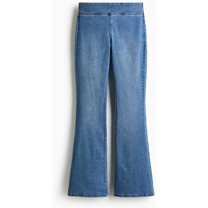 H&M - Jegíny High Flared - Denim Blue