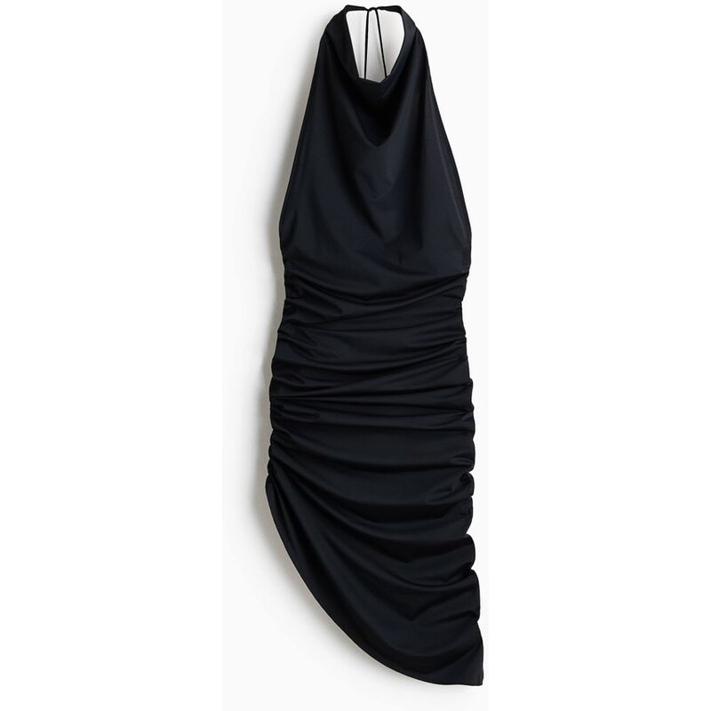 H&M - Extra dlouhý top halterneck - černá 114533170