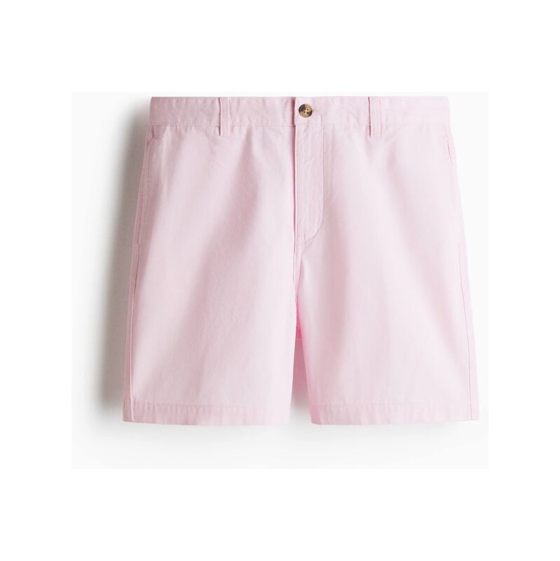 H&M - Šortky chino Relaxed Fit - Světle Růžová