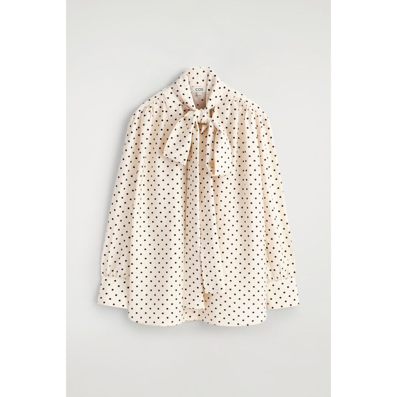 H&M - KOŠILE S DETAILY ŠÁTKU A PUNTÍKY - bílá 114559775