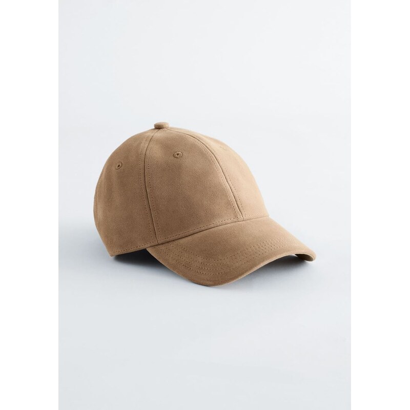 H&M - Semišová baseballová čepice - béžová 111215752