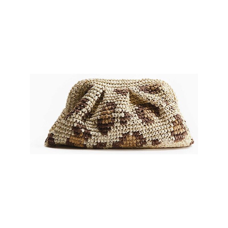 H&M - Slaměné psaníčko - béžová 114492450