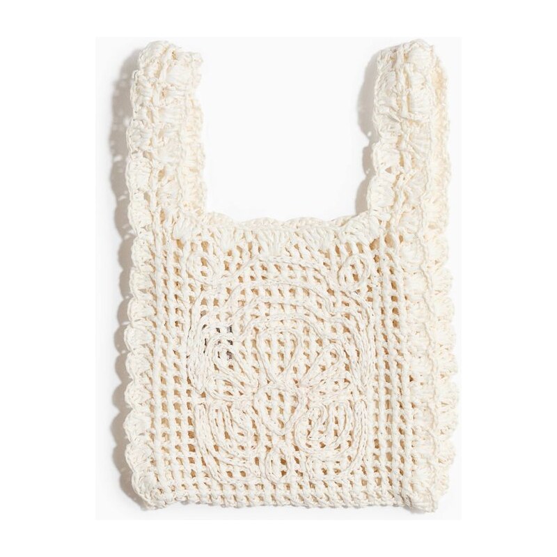 H&M - Straw clutch - bílá 114515242