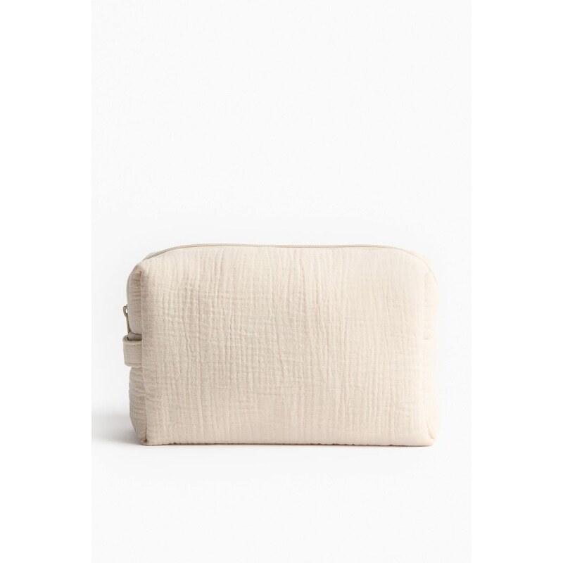 H&M - Mušelínová přebalovací taška - béžová 108210368