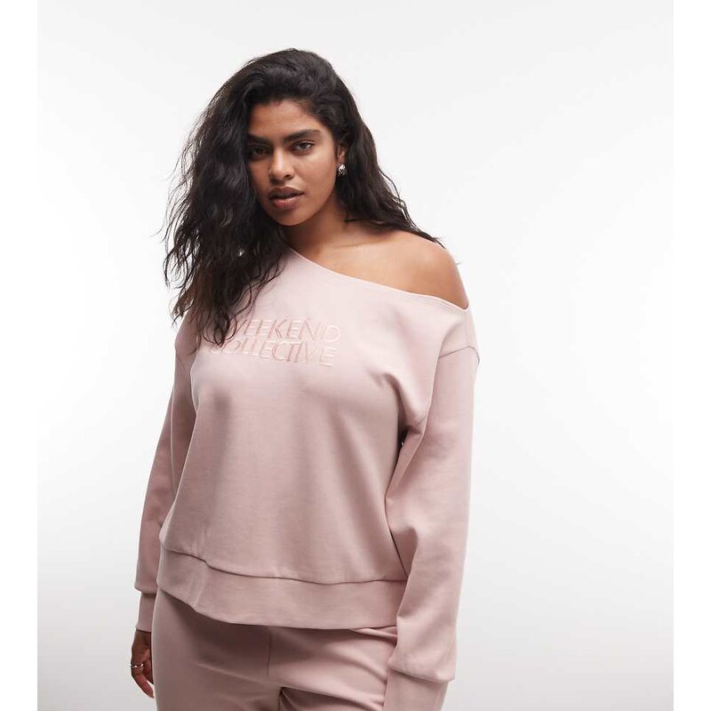 ASOS Weekend Collective Weekend Collective Curve co-ord interlock off 114628733