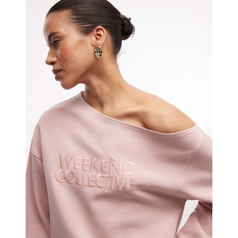 ASOS Weekend Collective Weekend Collective co-ord interlock off 115515765