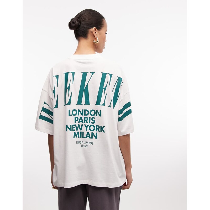ASOS Weekend Collective Weekend Collective Icon oversized t-shirt with 114927553