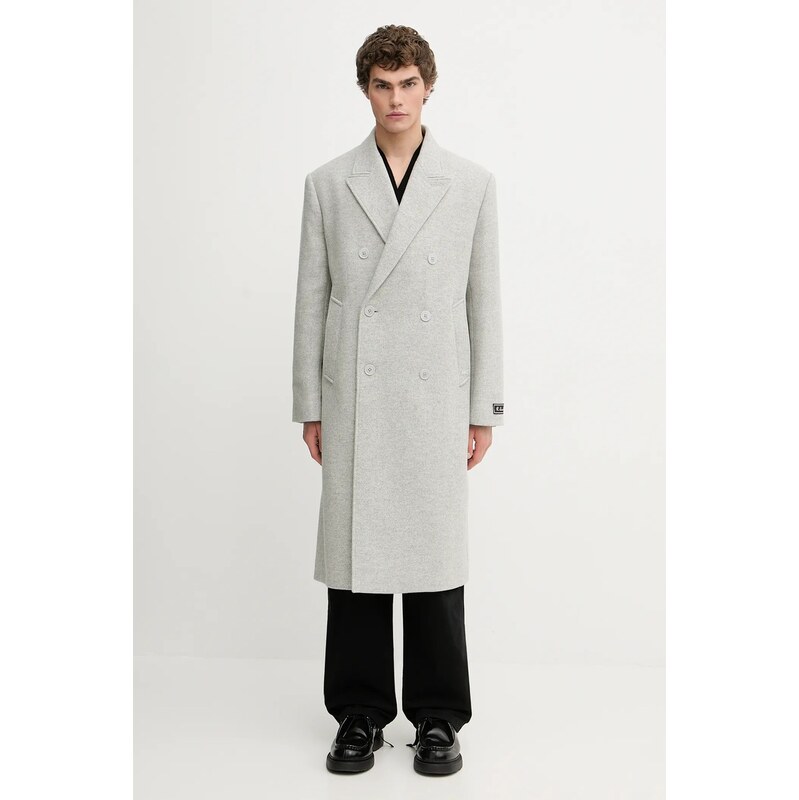Kabát s příměsí vlny Lacoste 114628804
