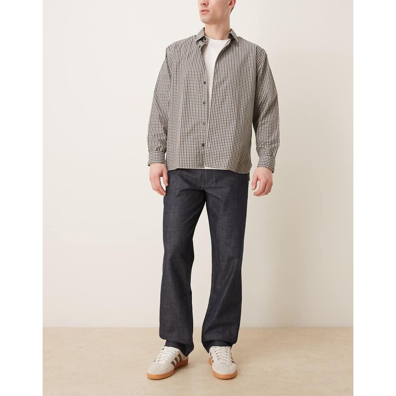 ASOS DESIGN co-ord lightweight denim jeans in raw wash-Navy