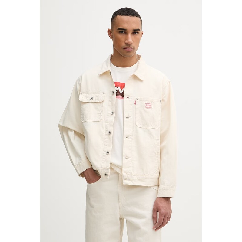 Levi's džínová bunda pánská bavlněná SUNRISE TRUCKER x WORKWEAR