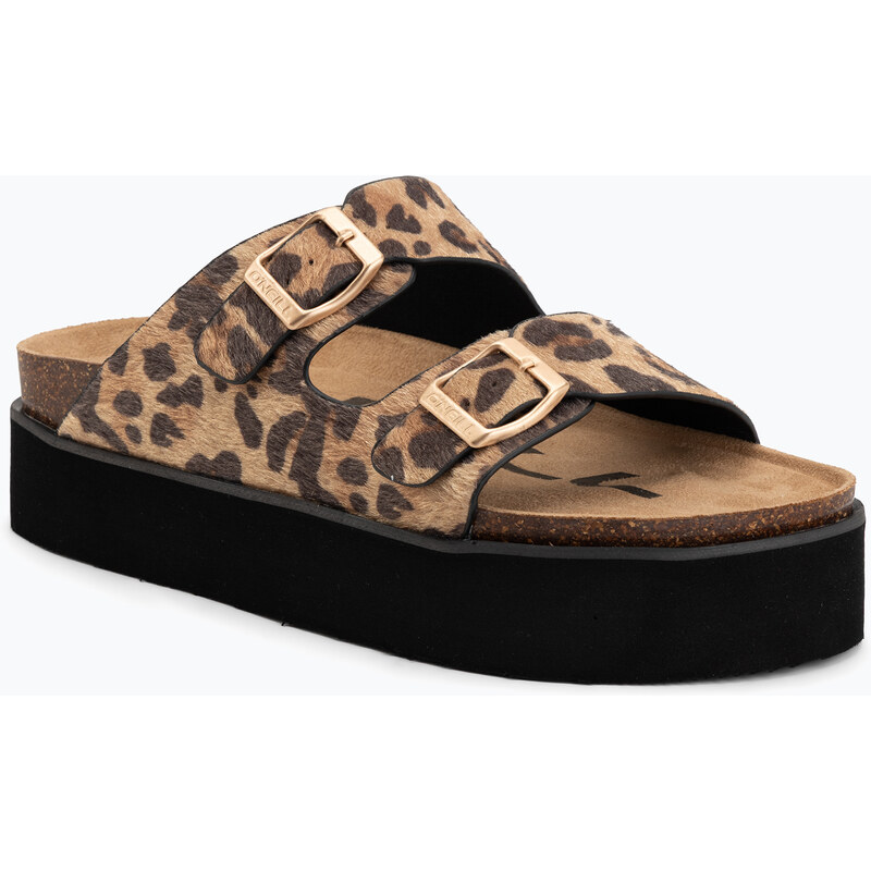 Dámské pantofle ONeill Sandy Platform Low leopard