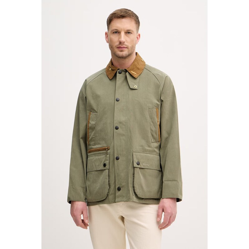 Barbour přechodová bunda pánská s bavlnou Bedale