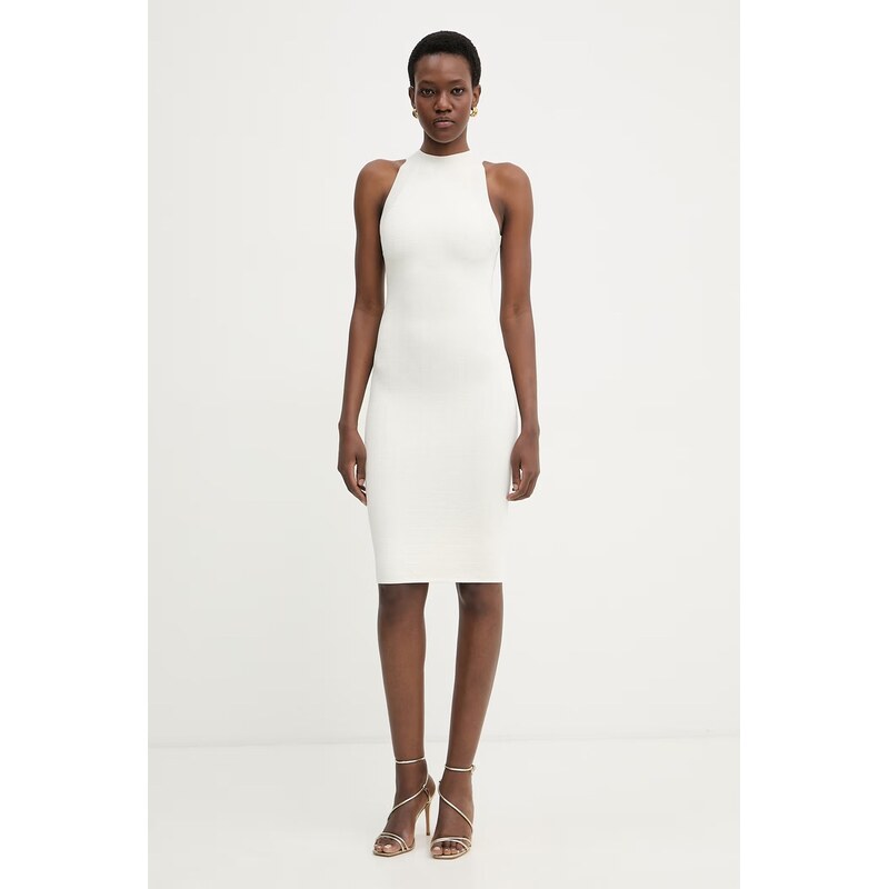 Marciano by Guess bodycon šaty s viskózou KIANNA