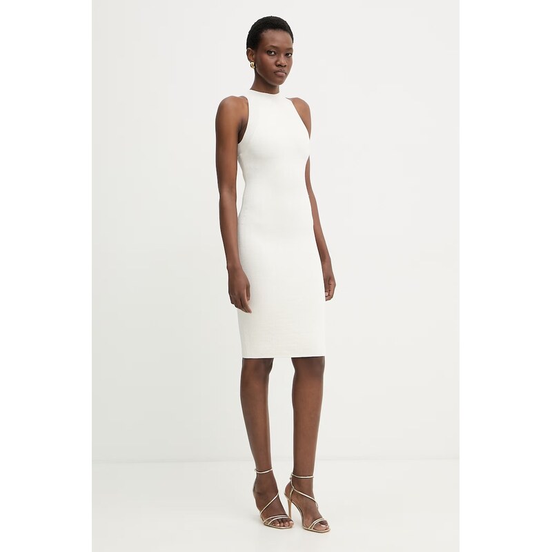Marciano by Guess bodycon šaty s viskózou KIANNA
