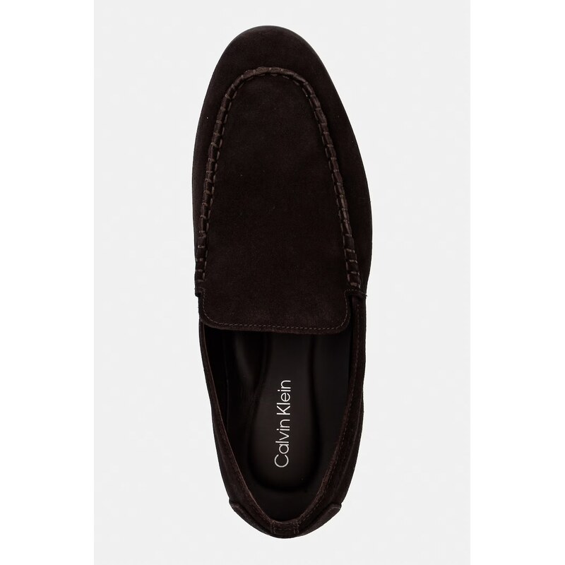 Calvin Klein mokasíny pánské semišové LOW PROF LOAFER SU