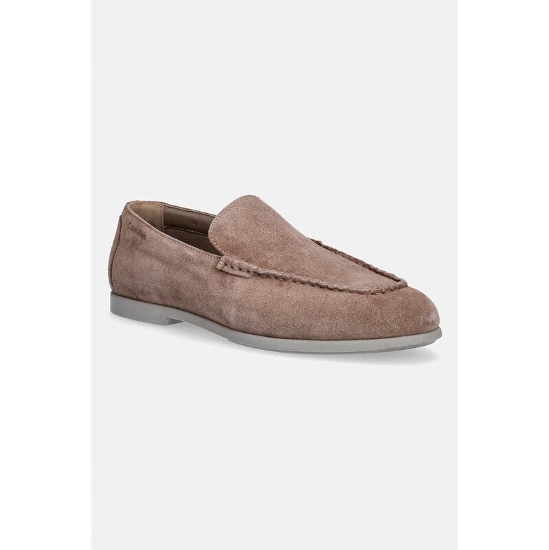 Calvin Klein mokasíny pánské semišové LOW PROF LOAFER SU