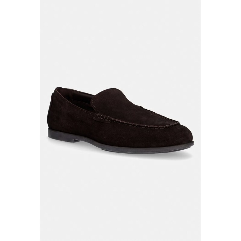 Calvin Klein mokasíny pánské semišové LOW PROF LOAFER SU