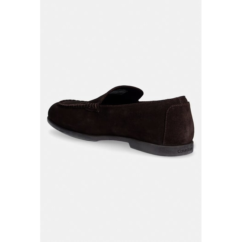 Calvin Klein mokasíny pánské semišové LOW PROF LOAFER SU