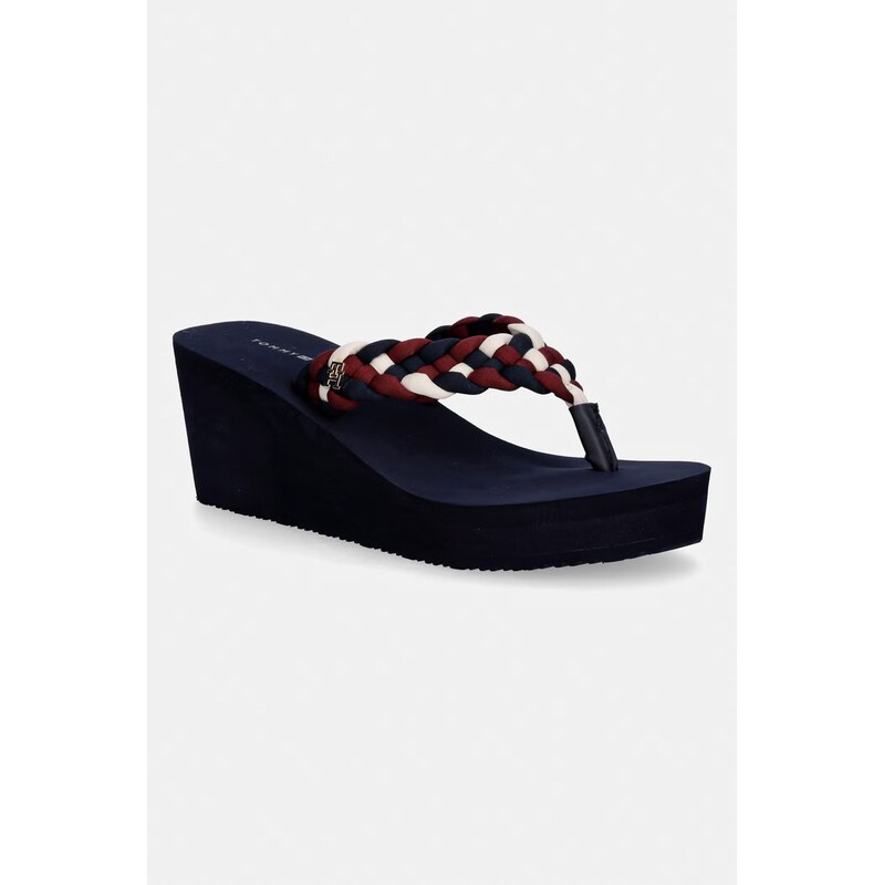 Tommy Hilfiger žabky dámské TH WEDGE BRAIDED SUMMER
