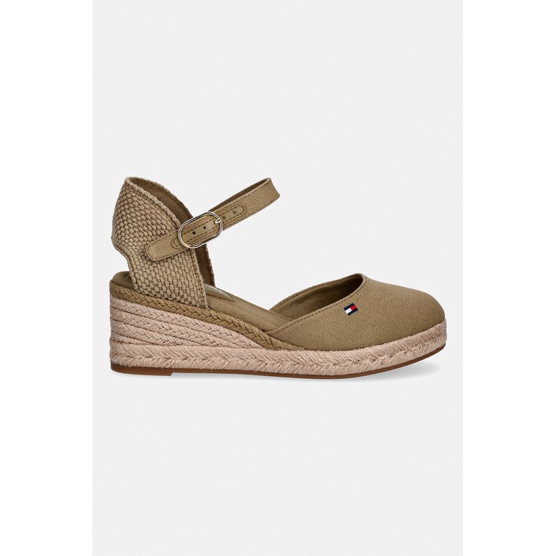 Tommy Hilfiger espadrily dámské MID WEDGE ESPAD CLOSED TOE