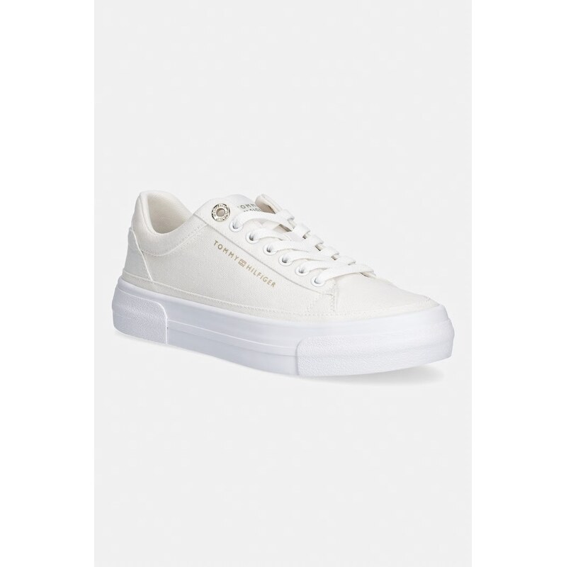 Tommy Hilfiger TH FOXING PLATFORM CANVAS tenisky dámské