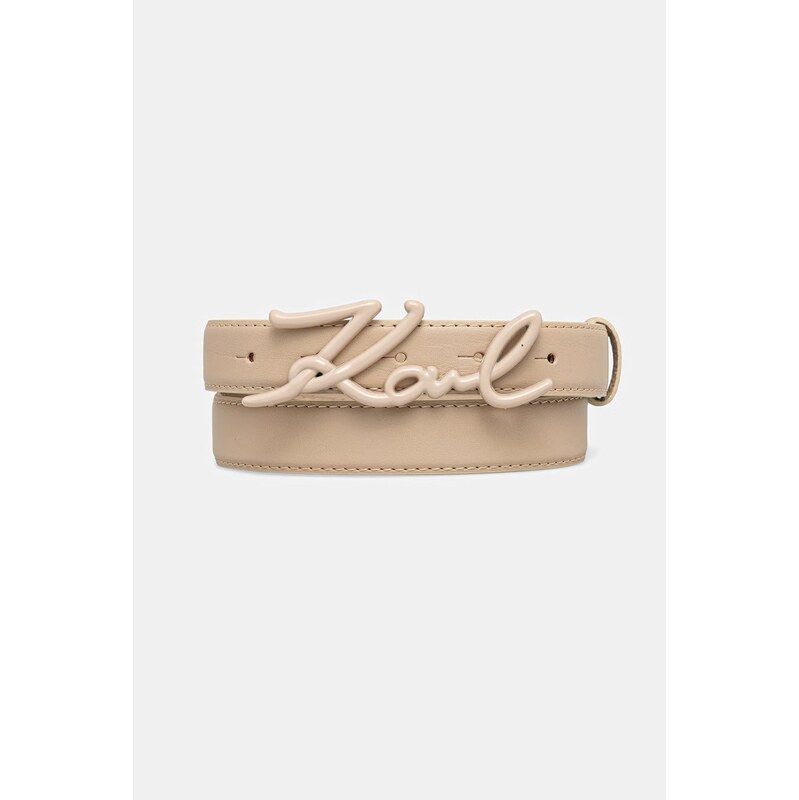 Karl Lagerfeld pásek dámský kožený K/SIGNATURE