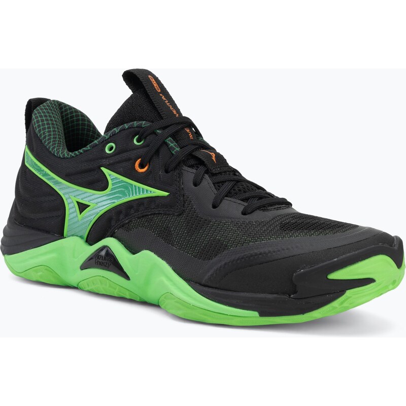 Volejbalové boty Mizuno Wave Momentum Elite black/glowing apple
