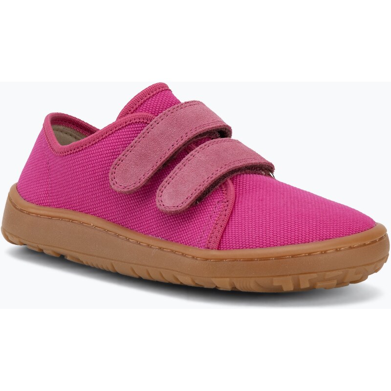 Dětské barefoot boty Froddo Canvas fuchsia