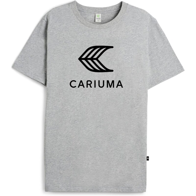 Cariuma T-Shirt Melange Grey with Black Logo