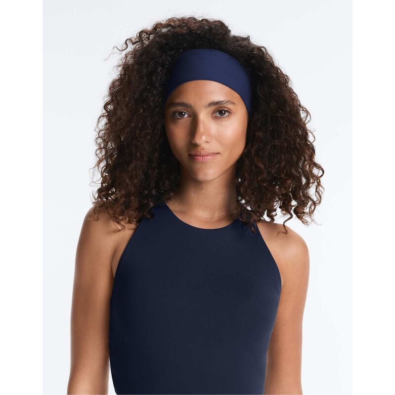 OYSHO 6cm sports headband in navi blue 114684161
