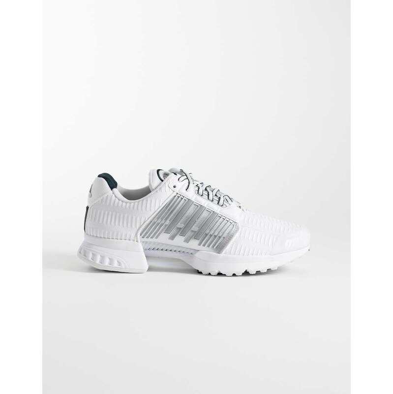 adidas Originals Climacool trainers in white and metallic silver
