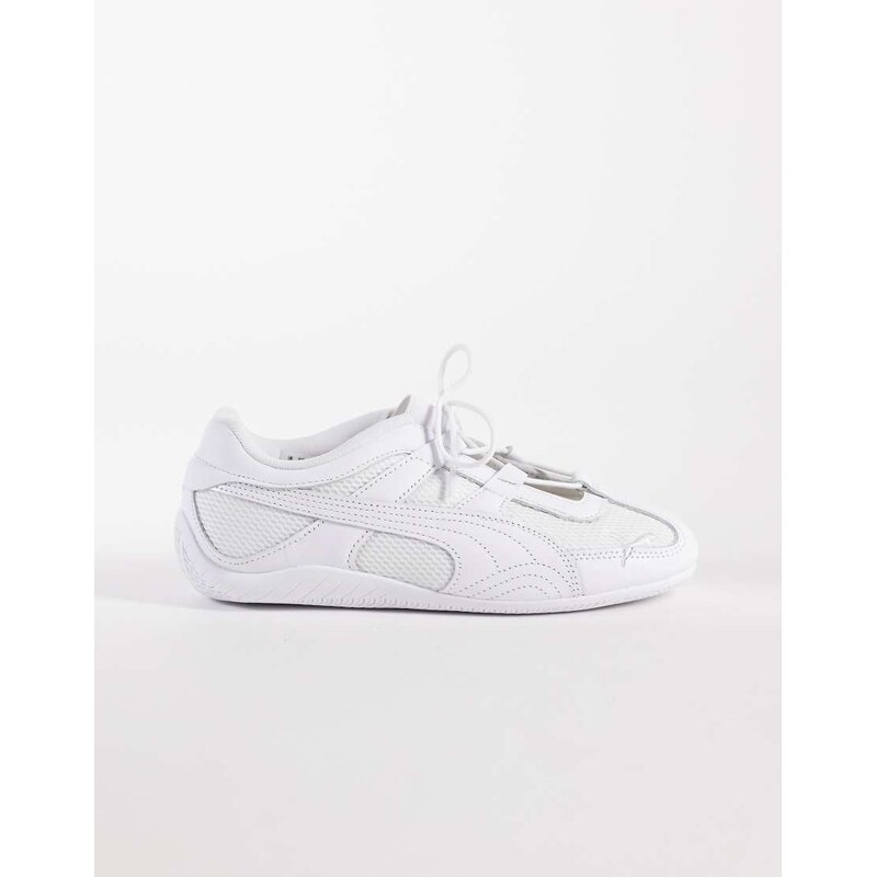 Puma Speedcat GO mary jane trainers in white metallic