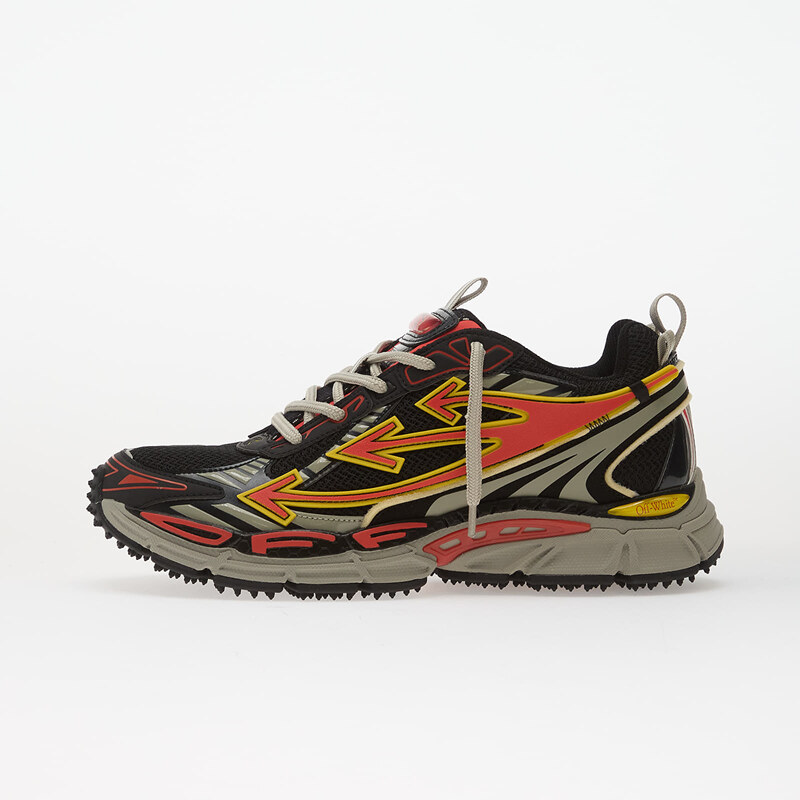 Off-White M Be Right Back Mesh Black/ Coral Red