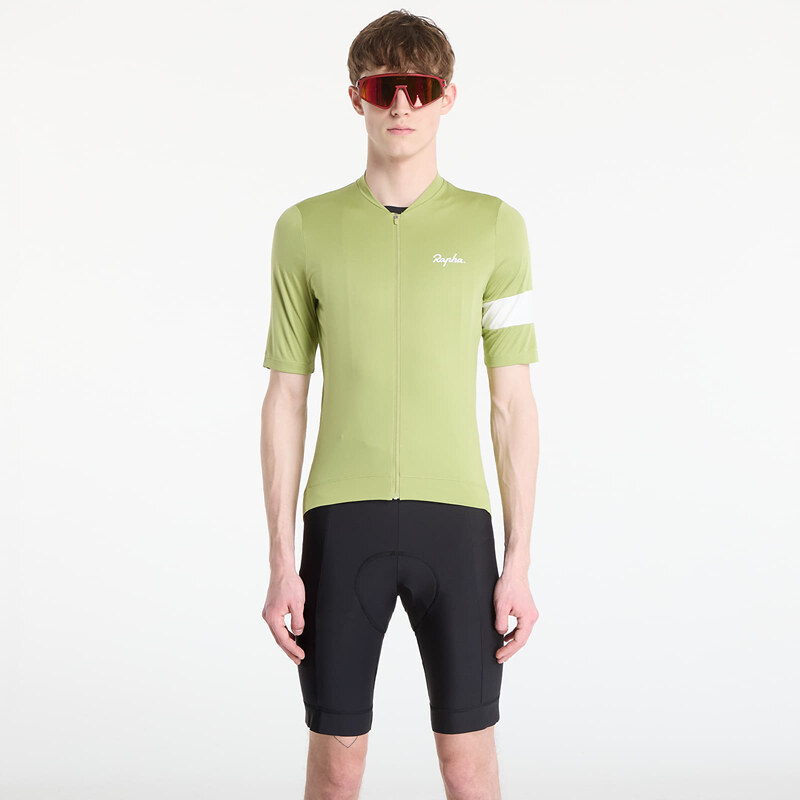 Dres Rapha Mens Core Jersey Fern/ White L