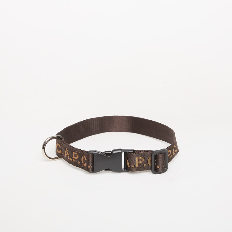 A.P.C. Toutou Logo Collar Brown 2
